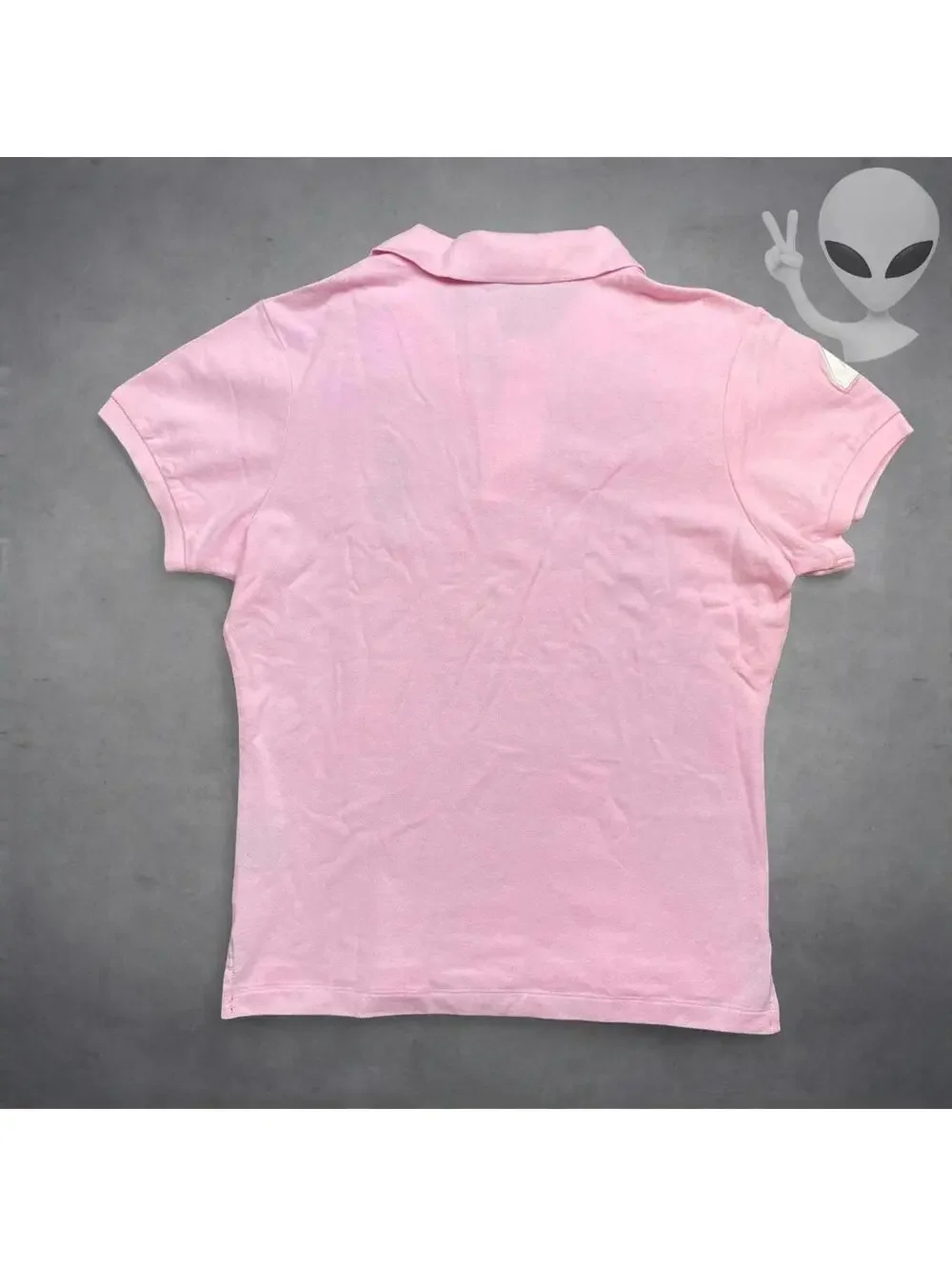 Polo Ralph Lauren Big Pony Polo Shirt Women's Large Pink Slim Fit - Picture 6 of 7